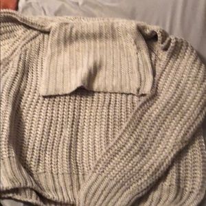 cowl neck sweater